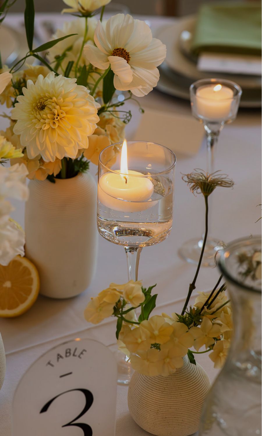 Medium LED Pillar Candle 4